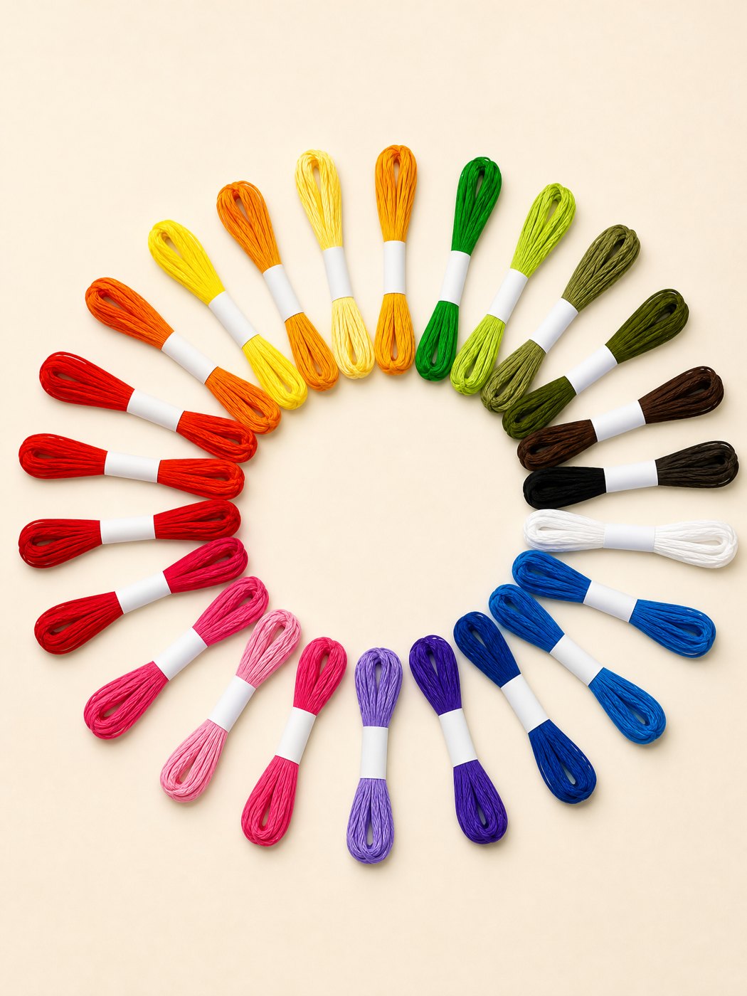 Set de 24 fils colorés Tissane